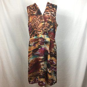Tahari Animal Print Dress